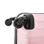 InUSA VASTY Luggage with Spinner Wheels | Durable Lightweight Hardside Suitcase, Travel Bag with Handle and Trolley, 28-Inch Large Checked Luggage | Pink