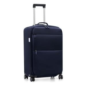 Yunlaiji Checked Luggage, Softside Suitcases with Spinner Wheels, Lightweight Checked-Suitcase with TSA Lock for Women and Men, Large Luggage for Travel Business Trip (Blue, 25-Inch)