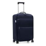 Yunlaiji Checked Luggage, Softside Suitcases with Spinner Wheels, Lightweight Checked-Suitcase with TSA Lock for Women and Men, Large Luggage for Travel Business Trip (Blue, 25-Inch)