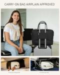 CLOKARS Duffle Bag for Women Travel, Large Carry on Bags Weekender Overnight Tote Bag with Shoe Compartment for Airplanes Gym Hospital, Gifts for Women, Black