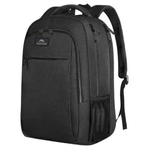 MATEIN Extra Large Travel Backpack, TSA Friendly 18.4 Inch Laptop Backpack with USB Charging Port, Anti Theft Flight Approved Business Work College Computer Big Bag for Women Men, Black