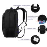 MATEIN Extra Large Travel Backpack, TSA Friendly 18.4 Inch Laptop Backpack with USB Charging Port, Anti Theft Flight Approved Business Work College Computer Big Bag for Women Men, Black
