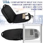 MATEIN Extra Large Travel Backpack, TSA Friendly 18.4 Inch Laptop Backpack with USB Charging Port, Anti Theft Flight Approved Business Work College Computer Big Bag for Women Men, Black