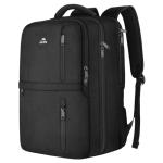 MATEIN Extra Large 45L Travel Laptop Backpack, Airline Approved Carry on Backpack with USB Port & Shoe Compartment, Water Resistant Luggage College Overnight Weekender Travel Bag Fit 18" Laptop, Black