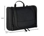 Amazon Basics Hanging, Travel Toiletry Bag Organizer, Shower Dopp Kit, Black