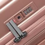 Traveler's Choice 26" Pink Rose Spinner Luggage