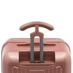 Traveler's Choice 26" Pink Rose Spinner Luggage