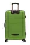 Rockland Melbourne Hardside Expandable Spinner Wheel Luggage, Green, Checked-Large 28-Inch (F1603-GREEN)