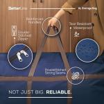 Blue Large Duffel Bag for Traveling - Heavy-Duty 600D Polyester, Waterproof with Reinforced Handles, Holds 100 lbs - Premium Quality Duffle Bag Perfect for Travel & Storage - 42" x 16" x 20" Inches