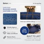 Blue Large Duffel Bag for Traveling - Heavy-Duty 600D Polyester, Waterproof with Reinforced Handles, Holds 100 lbs - Premium Quality Duffle Bag Perfect for Travel & Storage - 42" x 16" x 20" Inches