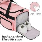 MAXTOP Travel Duffle Bag for Women Carry On Tote Weekender Overnight Bag Large Capacity Duffel Bag With Shoe Compartment,Gym Tote Bag with Dry and Wet Separation