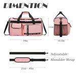 MAXTOP Travel Duffle Bag for Women Carry On Tote Weekender Overnight Bag Large Capacity Duffel Bag With Shoe Compartment,Gym Tote Bag with Dry and Wet Separation