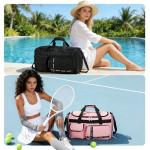 MAXTOP Travel Duffle Bag for Women Carry On Tote Weekender Overnight Bag Large Capacity Duffel Bag With Shoe Compartment,Gym Tote Bag with Dry and Wet Separation