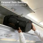 G-FAVOR 40L Travel Backpack, Vintage Canvas Rucksack Convertible Duffel Bag Carry On Backpack Fit for 17.3 Inch Laptop Bag