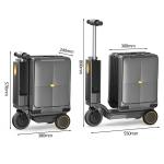 Smart  Airwheels Rideable Electric Suitcase Motorized Luggage USB Port Aluminum Frame Carry on with Battery