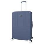 Jessica Simpson Countryside 30" Expandable 8-Wheel Spinner Large Checked Luggage Suitcase, Oceanview