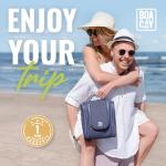 BOACAY Hanging Travel Toiletry Bag for Women and Men, Makeup Bag, Bathroom & Shower Organizer Kit for Accessories, Cosmetics, Travel Essentials