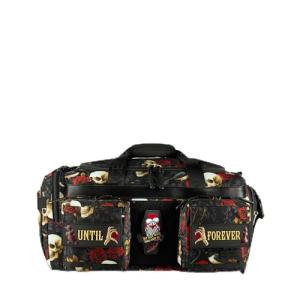 WOLFpak 30L Perfect Duffle Bag (Until Forever) Tactical Gym Bag Hardshell Base 1000D Waterproof Travel Carry On with Shoe Compartment, Dual Cup Holders, Laptop Sleeve & Molle Straps