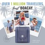 BOACAY Hanging Travel Toiletry Bag for Women and Men, Makeup Bag, Bathroom & Shower Organizer Kit for Accessories, Cosmetics, Travel Essentials