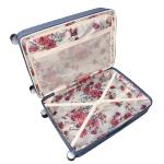 Jessica Simpson Countryside 30" Expandable 8-Wheel Spinner Large Checked Luggage Suitcase, Oceanview