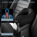 Skechers Neck Pillow for Traveling,Memory Foam Travel Neck Pillow for Airplane Travel Pillow for Flight Headrest Sleep, Portable Plane Accessories,Black