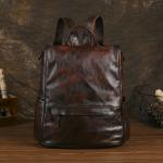 2026 New Vintage Backpack, Hand Rubbed Color Travel Bag, Large Capacity School Bag for Daily Commute