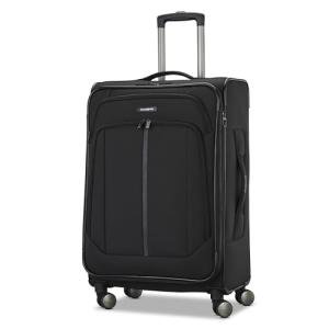 Samsonite Ascella 4 Medium Checked Luggage - Black