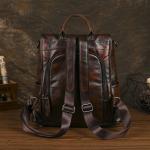 2026 New Vintage Backpack, Hand Rubbed Color Travel Bag, Large Capacity School Bag for Daily Commute