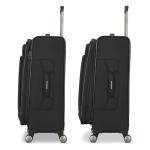 Samsonite Ascella 4 Medium Checked Luggage - Black