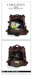 2026 New Vintage Backpack, Hand Rubbed Color Travel Bag, Large Capacity School Bag for Daily Commute