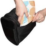 Hanging Toiletry Bag Extra Large Capacity | Premium Travel Organizer Bags For Men And Women | Durable Waterproof Nylon Bathroom, Shower, Makeup Bag For Toiletries, Cosmetics, Shampoo (Black)