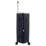 Jessica Simpson Abilene 28" Expandable 8-Wheel Spinner Large Checked Luggage Suitcase, Blue Nights