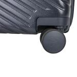 Jessica Simpson Abilene 28" Expandable 8-Wheel Spinner Large Checked Luggage Suitcase, Blue Nights