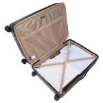 Jessica Simpson Abilene 28" Expandable 8-Wheel Spinner Large Checked Luggage Suitcase, Blue Nights