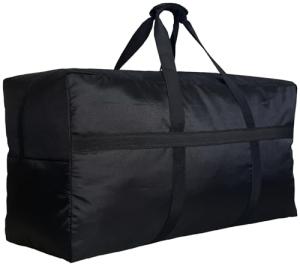 HaoHakka Extra Large Storage Duffle Bag for Travel, Big Foldable XXL Giant Duffle Bag for Traveling - Black