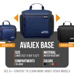 Travel Toiletry Bag for Men and Women - (10.6”x10.6”x3.2”) Large Hanging Toiletry Organizer - Waterproof Hygiene Bag with Metal XXL Swivel Hook, with Sturdy Zippers and 19 Compartments for Toiletries