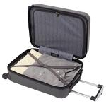 Travelers Club Cosmo Luggage, Charcoal Grey - 20 Inch, 20-Inch