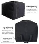 DoYiKe Extra Large Canvas Travel Duffle Bag Heavy Duty, Sports Military Travel Camping Travel Tent Storage Black