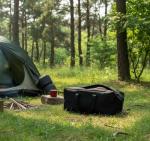 DoYiKe Extra Large Canvas Travel Duffle Bag Heavy Duty, Sports Military Travel Camping Travel Tent Storage Black