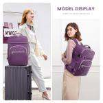 LOVEVOOK Large Travel Backpack for Women, TSA Carry on Backpack for Airplanes, 40L Personal Item Travel Bag fits 17" Laptop, Waterproof Carry on Bag Flight Approved with 4 Packing Cubes