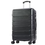 OLIXIS 29 Inch Luggage, Hardside Checked Suitcase with Spinner Wheels, Lightweight ABS Hard Shell Travel Luggage, TSA Approved Lock, Expandable Large Suitcase for Business & Travel–Black