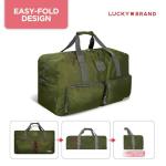 Lucky Travel Duffel Bags 115L, Gym Bag, Travel Bag & Large Duffle Bag for Men, Foldable Overnight Weekender Bags for Women & Men with Adjustable Shoulder Strap, Loden Green