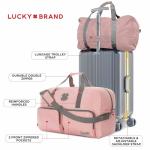 Lucky Travel Duffel Bags 65L, Gym Bag, Travel Bag & Large Duffle Bag for Men, Foldable Overnight Weekender Bags for Women & Men with Adjustable Shoulder Strap, Bridal Rose