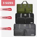 Lucky Travel Duffel Bags 65L, Gym Bag, Travel Bag & Large Duffle Bag for Men, Foldable Overnight Weekender Bags for Women & Men with Adjustable Shoulder Strap, Bridal Rose