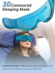 Inspireyes Travel Pillows for Airplanes, 360° Head Support for Long Flight, Soft Airplane Pillow with 3D Eye Mask for Sleeping, Stop Bobblehead, Airplane Headrest Gadgets, Dark Grey