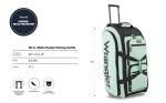 Wrangler Wesley Rolling Duffel Bag, Seaform, Large 30-Inch