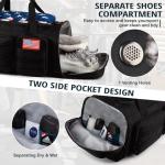 Tactical Gym Bag for Men，50L Large 3 in 1 Sports Duffle Bag with Shoes Compartment for Travel,Water Resistant Travel Backpack Weekender Overnight Bag with Wet Pocket for Women