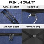 BALEINE Travel Garment Bag, Travel Suit Bag for Men, 42'' Waterproof Carry on Garment Bag for Hanging Clothes, Garment Duffel Bag for Travel Business (Blue)