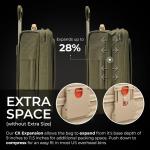 Essential 22" Carry On Expandable Spinner - Luggage for Travel, Suitcases with Wheels, Softside Rolling Bag for M