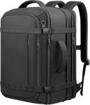 Ample Space Travel Backpack with LifetimeWarranty,Expandable Carry on Backpack with USB Cable Port,Fits 17.3"Laptop Notebook,Water Resistant Weekender Backpack Business Trips,Daily Travel,Black